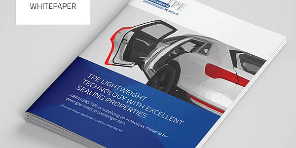 New whitepaper: TPE lightweight technology with superior sealing properties